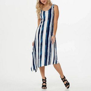 Truth + Style Jersey Knit Printed Midi Dress  11954